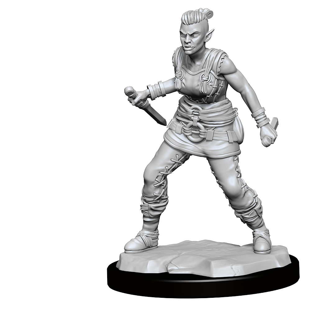 Wizkids Nolzur's Marvelous Miniatures: Orc Barbarian Female