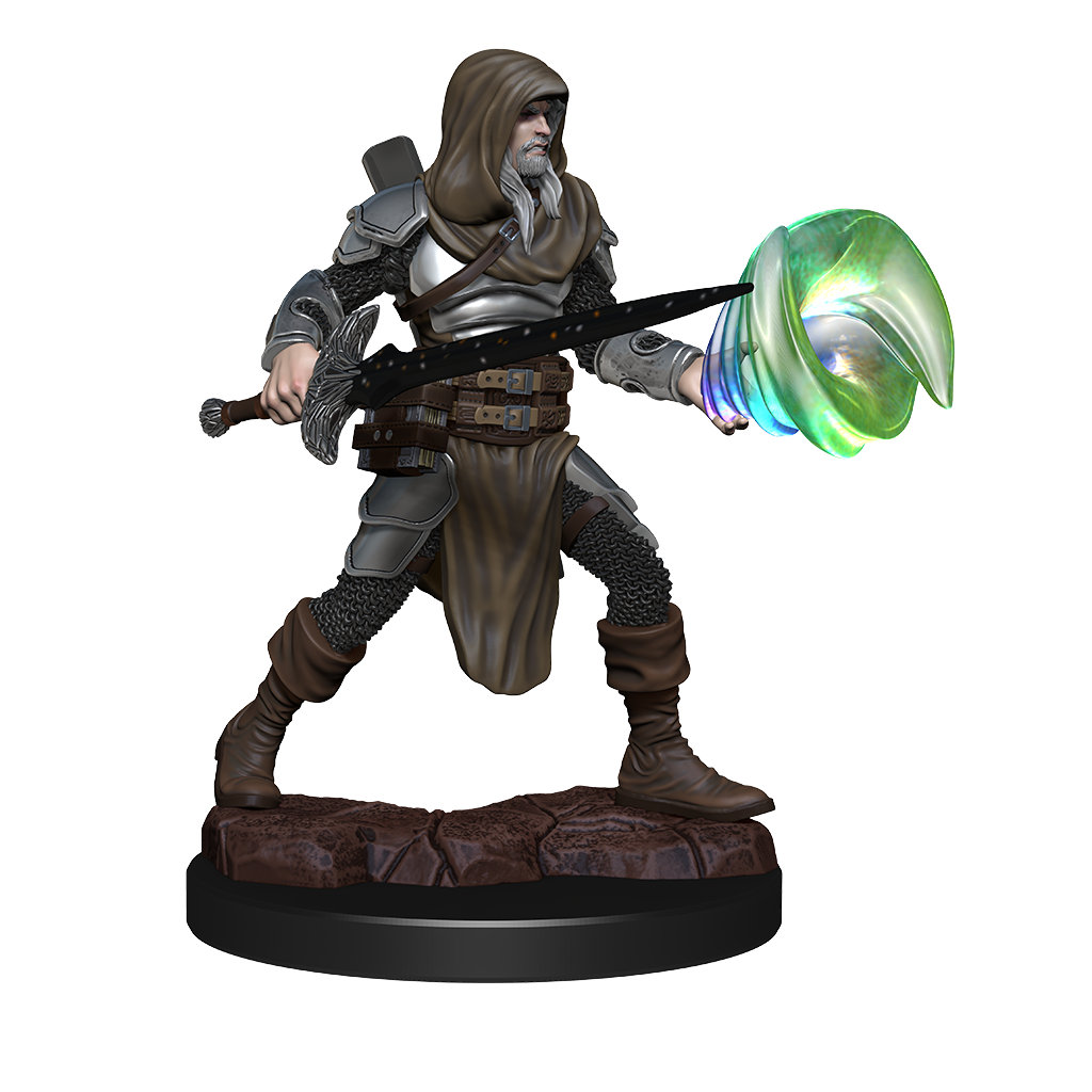 Wizkids Nolzur's Marvelous Miniatures: Multiclass Fighter & Wizard Male