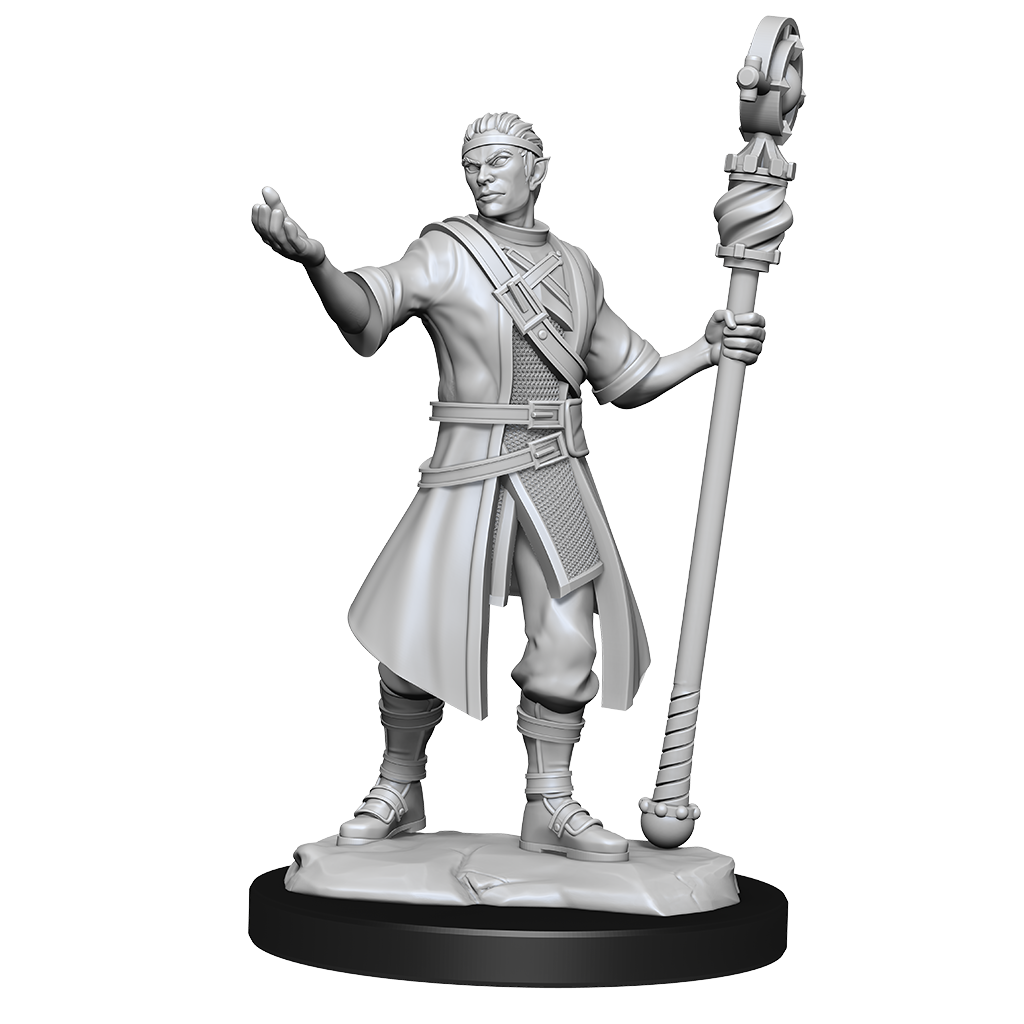 Tempus Fugit Shop  WIZ73839 - D&D Miniature - Half Elf Monk