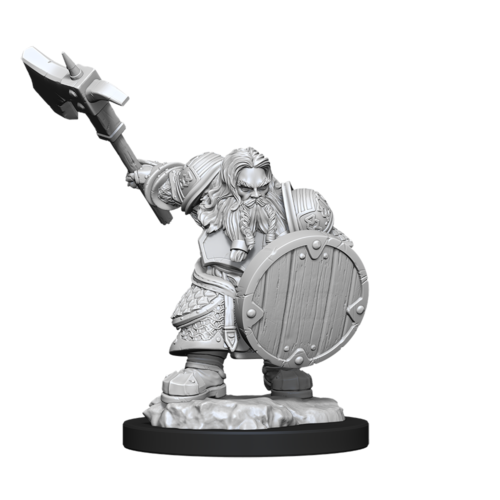 Wizkids Nolzur's Marvelous Miniatures: Male Dwarf Fighter