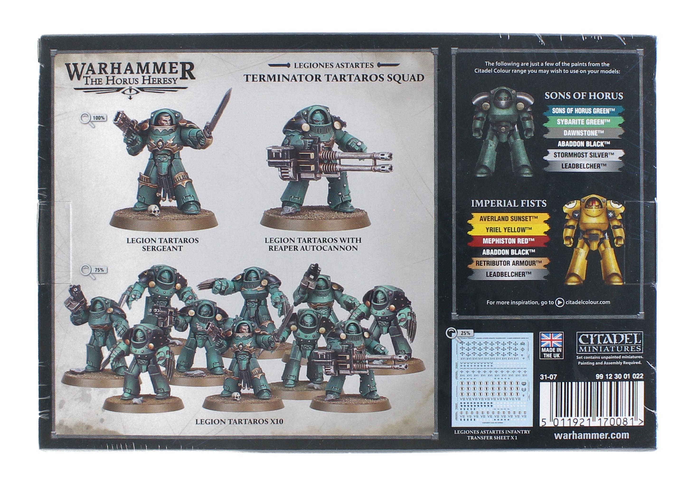 The New Horus Heresy Dreadnoughts, Praetors, Terminator Tartarus Squad