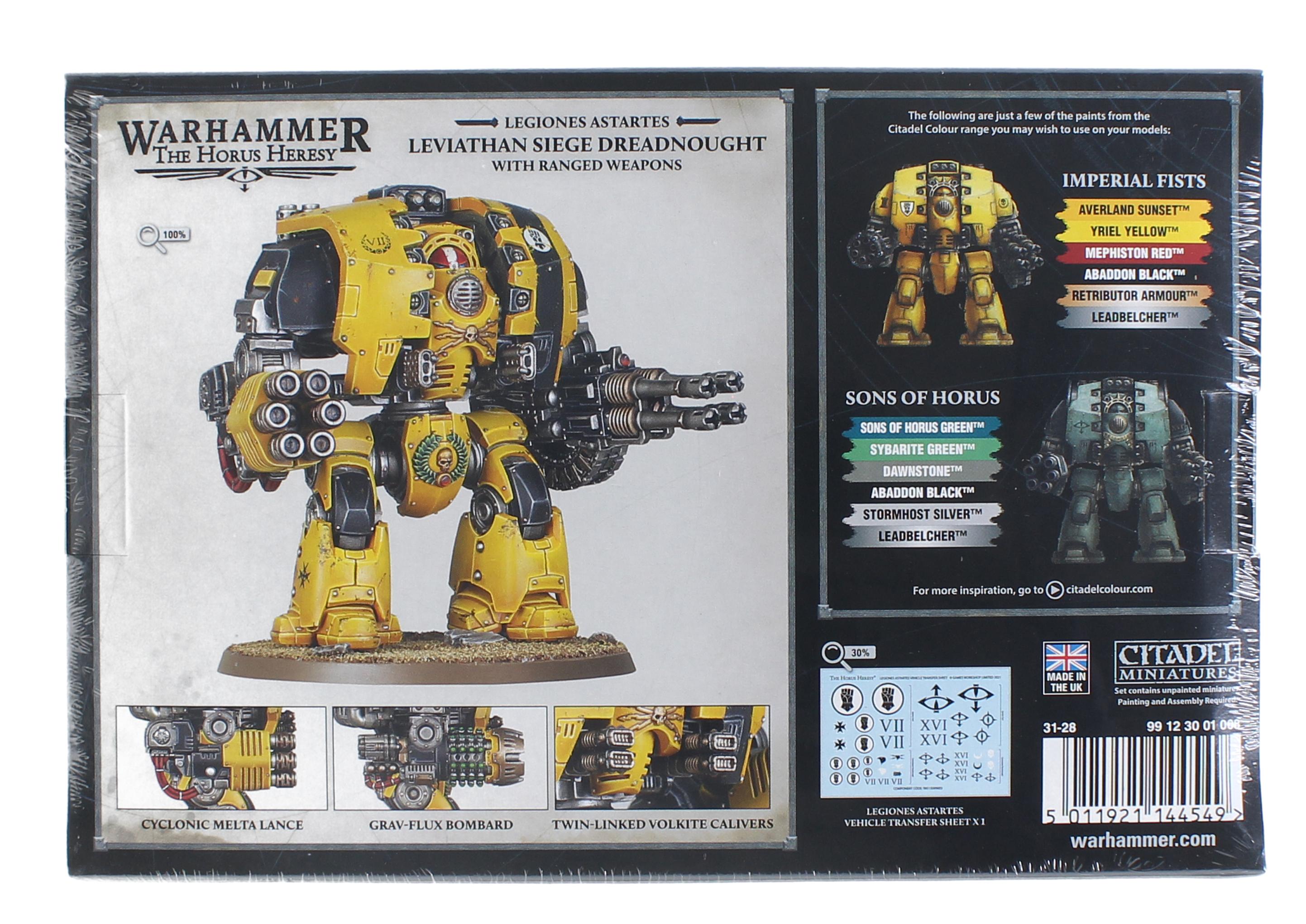 Warhammer 40K: Horus Heresy - Leviathan Siege Dreadnought with