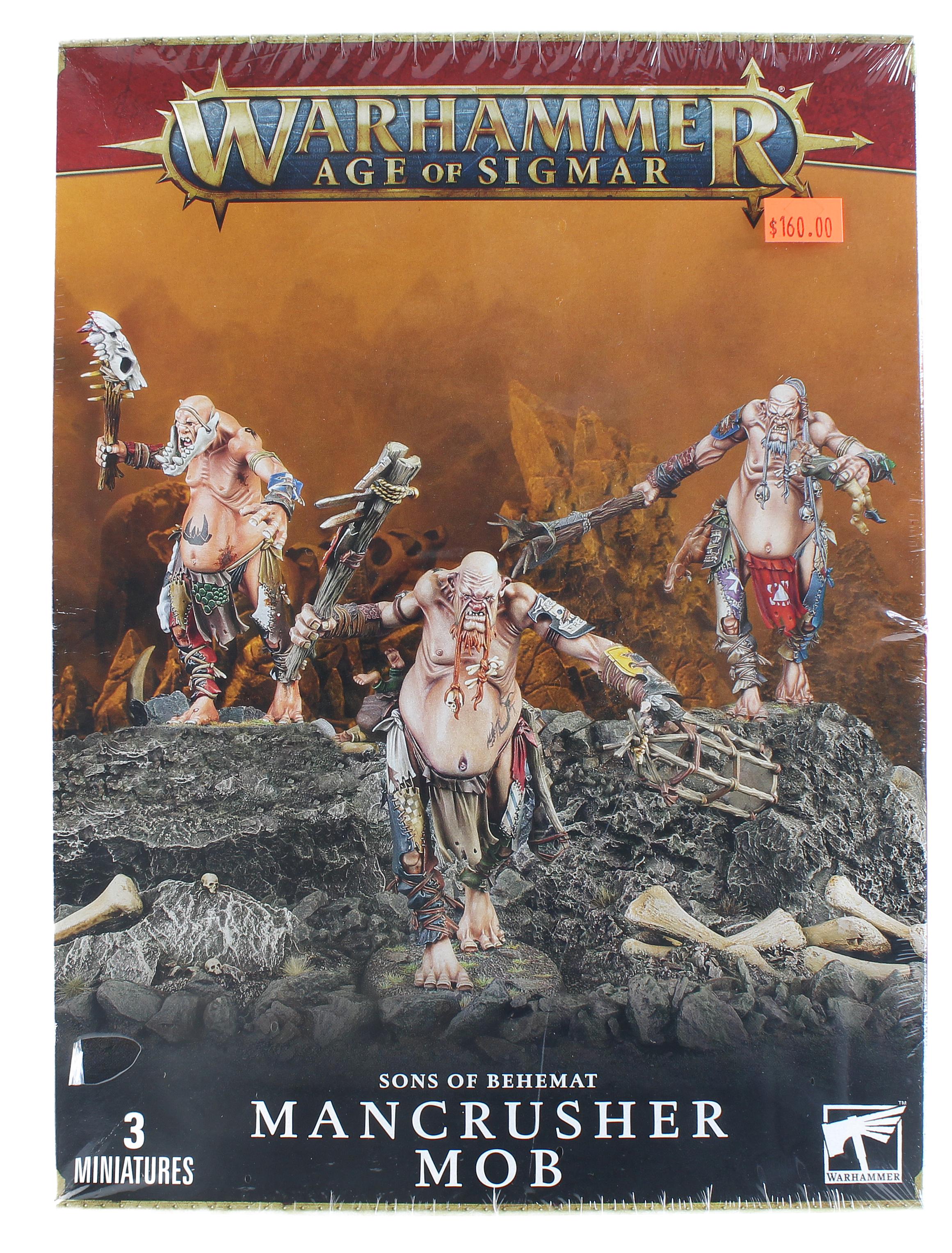 Warhammer Age Of Sigmar: Sons Of Behemat - Mancrusher Mob