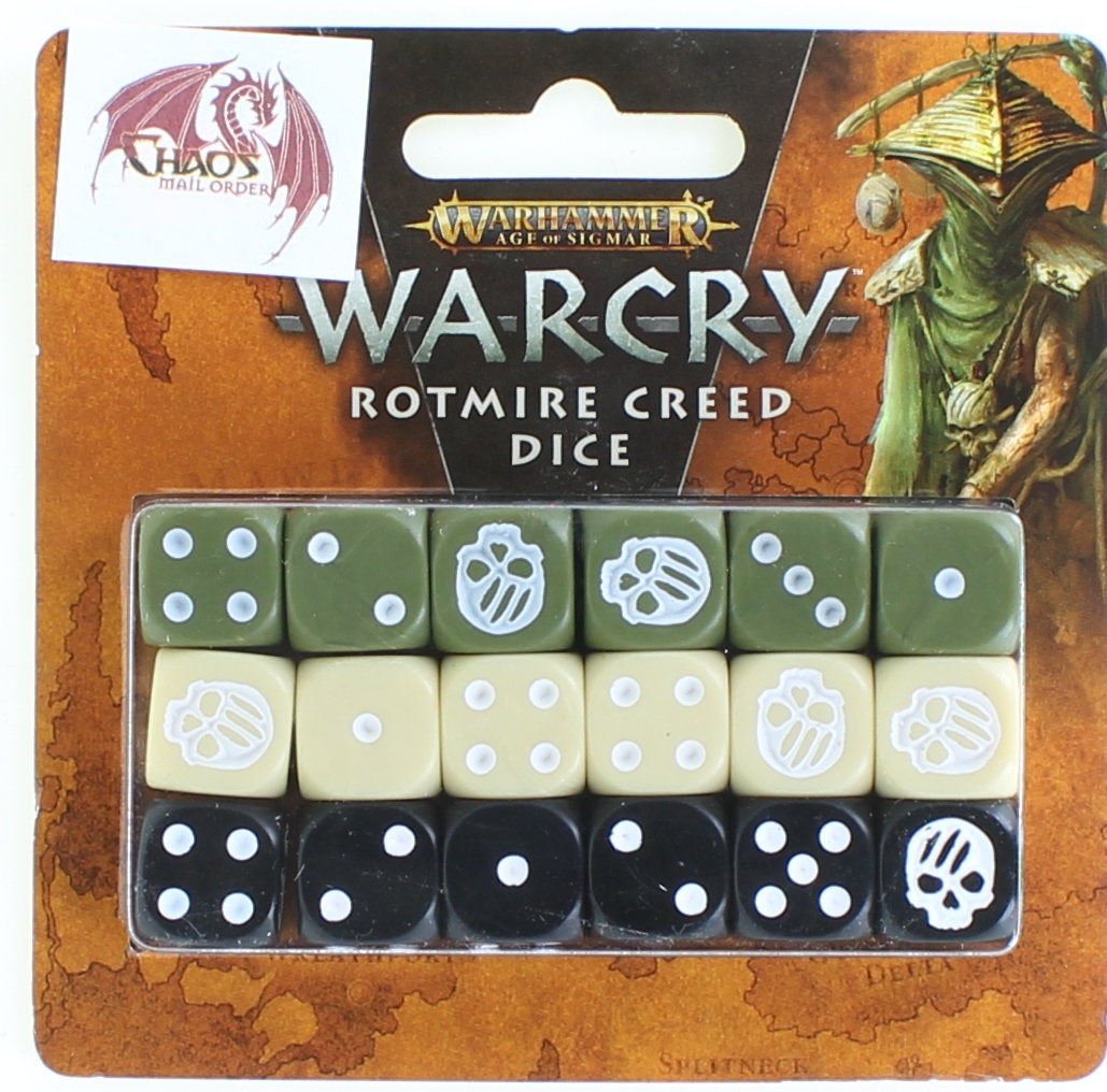 Warcry: Rotmire Creed Dice