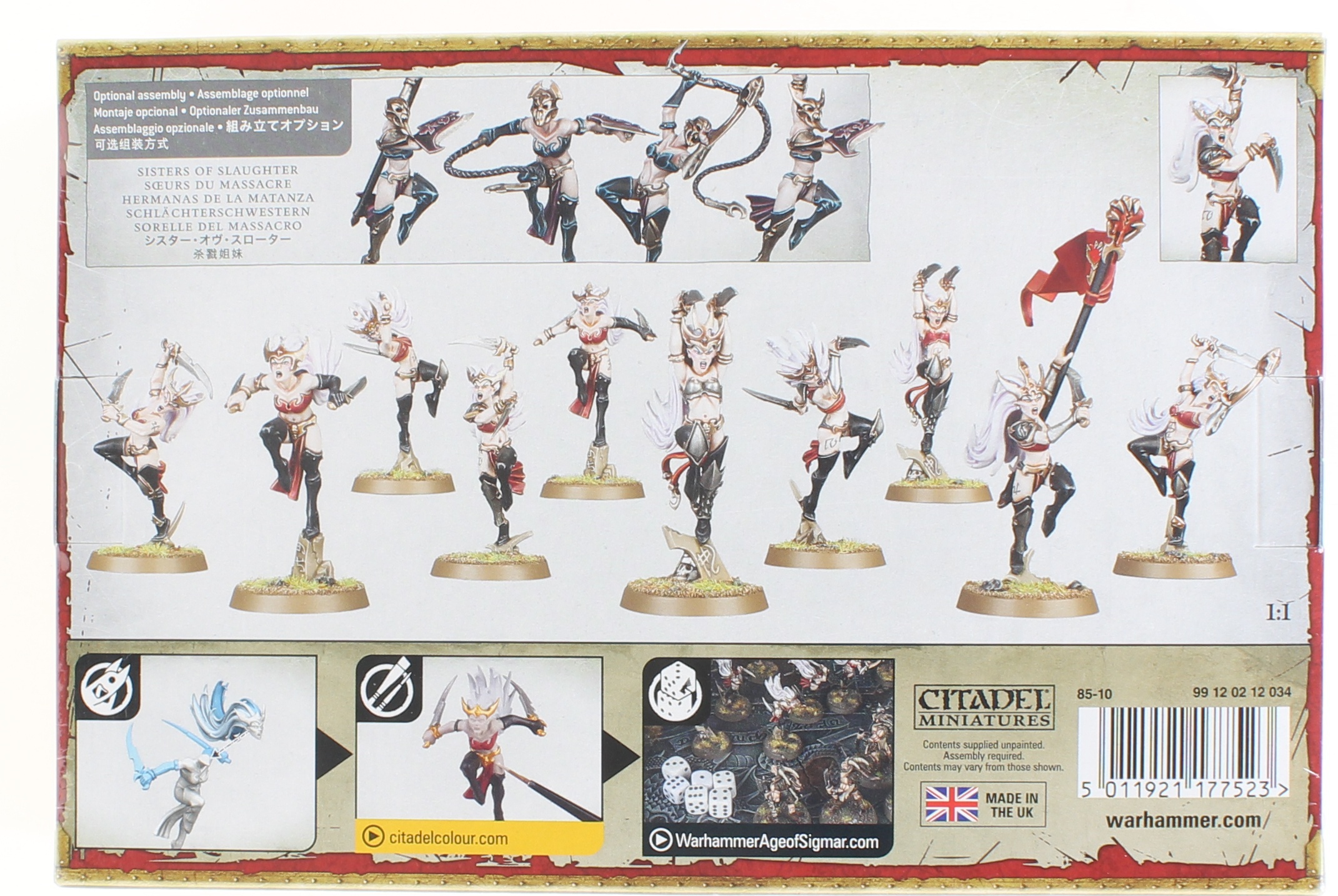 10 Witch Aelves Daughters Of Khaine – Peintes Pro, Age Of Sigmar