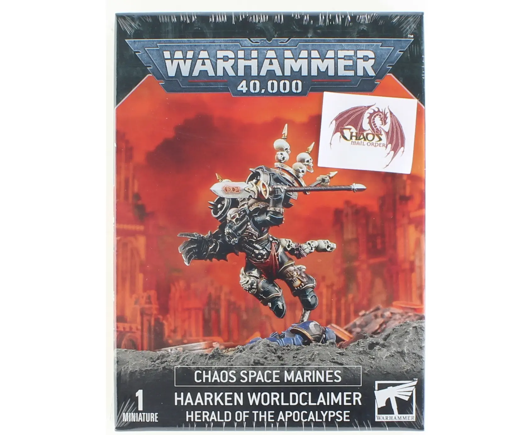 Warhammer 40,000 - Haarken Worldclaimer Chaos Space Marine Miniature (Games Workshop)